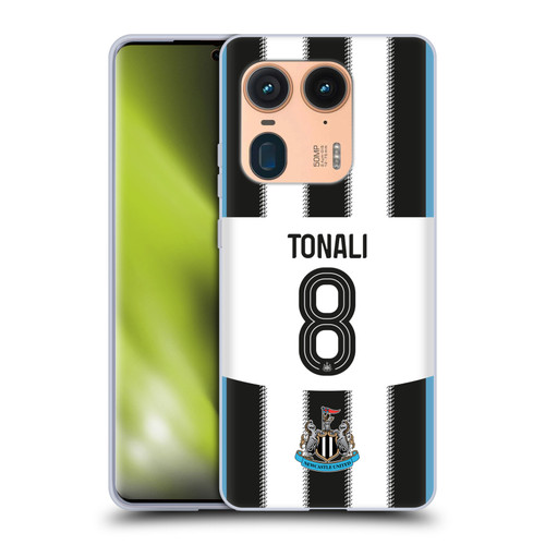 Newcastle United Football Club 2025/26 Players Home Kit Sandro Tonali Soft Gel Case for Motorola Edge 50 Ultra/X50 Ultra