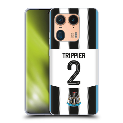Newcastle United Football Club 2025/26 Players Home Kit Kieran Trippier Soft Gel Case for Motorola Edge 50 Ultra/X50 Ultra