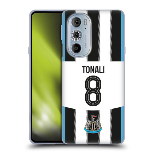 Newcastle United Football Club 2025/26 Players Home Kit Sandro Tonali Soft Gel Case for Motorola Edge X30