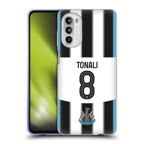 Newcastle United Football Club 2025/26 Players Home Kit Sandro Tonali Soft Gel Case for Motorola Moto G52