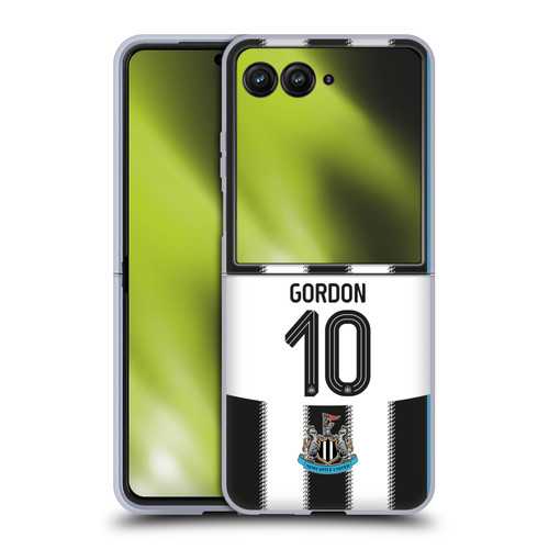 Newcastle United Football Club 2025/26 Players Home Kit Anthony Gordon Soft Gel Case for Motorola Razr 50 Ultra