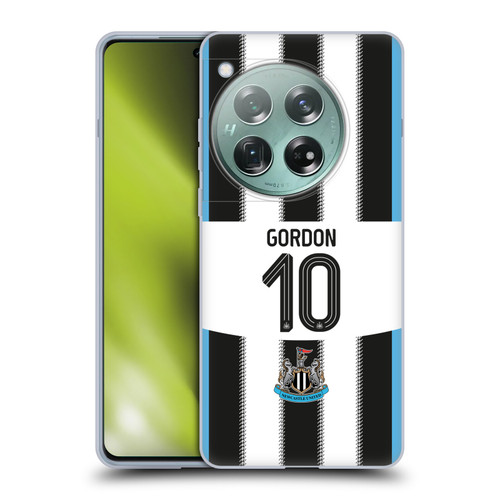 Newcastle United Football Club 2025/26 Players Home Kit Anthony Gordon Soft Gel Case for OnePlus 12
