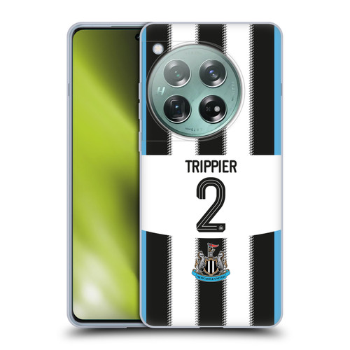 Newcastle United Football Club 2025/26 Players Home Kit Kieran Trippier Soft Gel Case for OnePlus 12