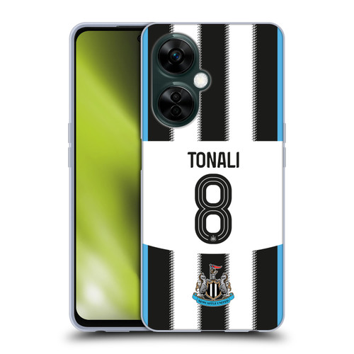 Newcastle United Football Club 2025/26 Players Home Kit Sandro Tonali Soft Gel Case for OnePlus Nord N30