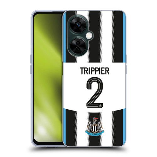 Newcastle United Football Club 2025/26 Players Home Kit Kieran Trippier Soft Gel Case for OnePlus Nord N30