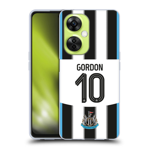 Newcastle United Football Club 2025/26 Players Home Kit Anthony Gordon Soft Gel Case for OnePlus Nord CE 3 Lite 5G