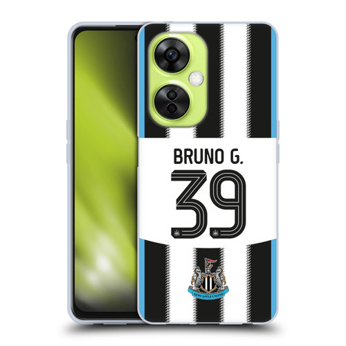 Newcastle United Football Club 2025/26 Players Home Kit Bruno Guimarães Soft Gel Case for OnePlus Nord CE 3 Lite 5G
