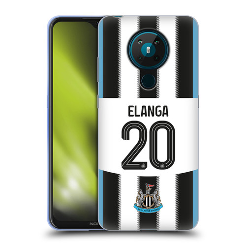 Newcastle United Football Club 2025/26 Players Home Kit Anthony Elanga Soft Gel Case for Nokia 5.3