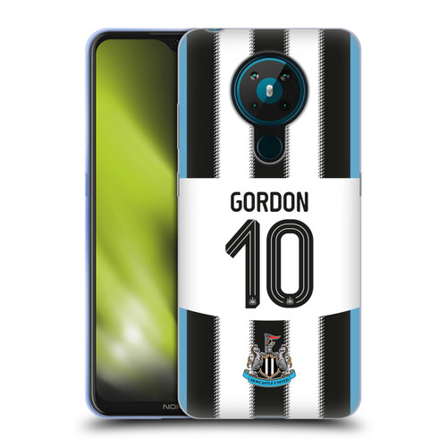Newcastle United Football Club 2025/26 Players Home Kit Anthony Gordon Soft Gel Case for Nokia 5.3