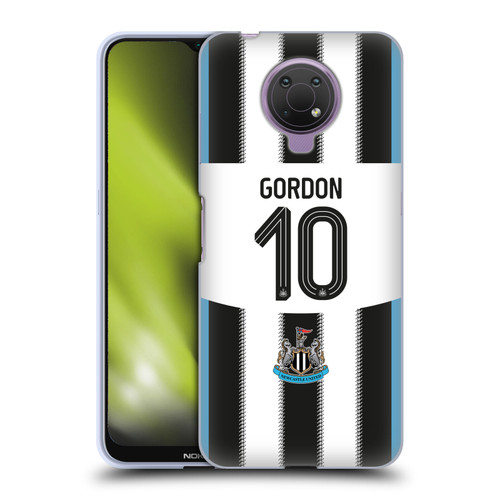 Newcastle United Football Club 2025/26 Players Home Kit Anthony Gordon Soft Gel Case for Nokia G10