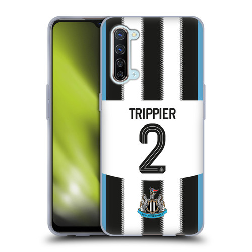 Newcastle United Football Club 2025/26 Players Home Kit Kieran Trippier Soft Gel Case for OPPO Find X2 Lite 5G