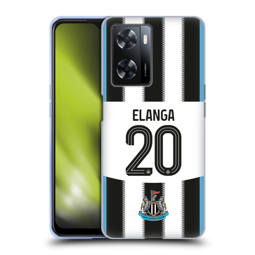 Newcastle United Football Club 2025/26 Players Home Kit Anthony Elanga Soft Gel Case for OPPO A57s