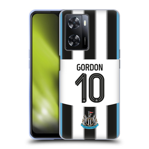 Newcastle United Football Club 2025/26 Players Home Kit Anthony Gordon Soft Gel Case for OPPO A57s