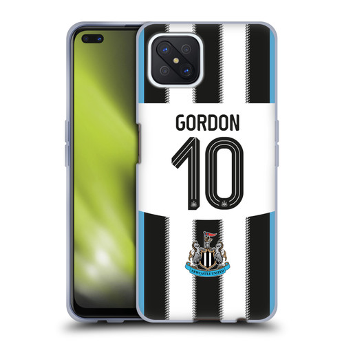 Newcastle United Football Club 2025/26 Players Home Kit Anthony Gordon Soft Gel Case for OPPO Reno4 Z 5G