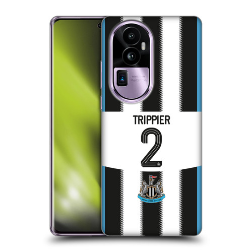 Newcastle United Football Club 2025/26 Players Home Kit Kieran Trippier Soft Gel Case for OPPO Reno10 Pro+