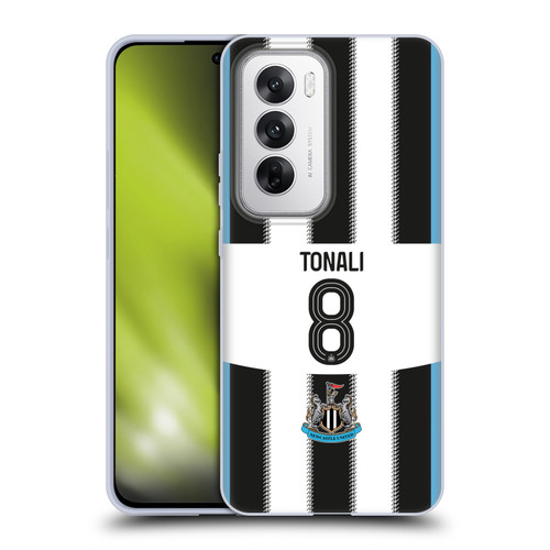 Newcastle United Football Club 2025/26 Players Home Kit Sandro Tonali Soft Gel Case for OPPO Reno12 5G