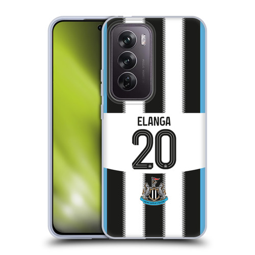 Newcastle United Football Club 2025/26 Players Home Kit Anthony Elanga Soft Gel Case for OPPO Reno12 Pro 5G