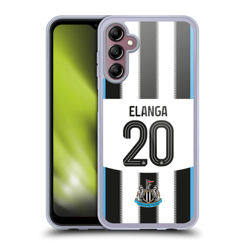 Newcastle United Football Club 2025/26 Players Home Kit Anthony Elanga Soft Gel Case for Samsung Galaxy A14 5G