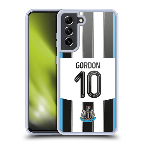 Newcastle United Football Club 2025/26 Players Home Kit Anthony Gordon Soft Gel Case for Samsung Galaxy S21 FE 5G Newcastle United Football Club 2025/26 Players Home Kit Anthony Gordon Soft Gel Case for Samsung Galaxy S21 FE 5G