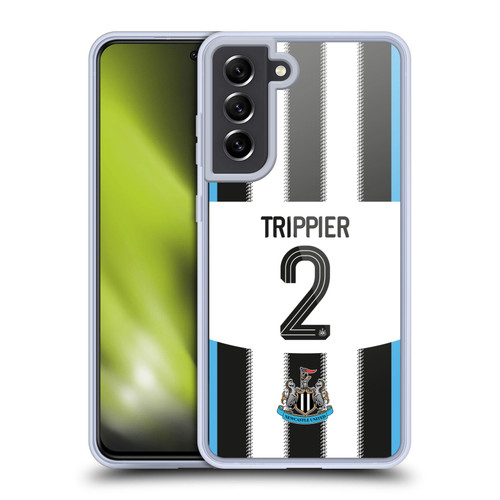 Newcastle United Football Club 2025/26 Players Home Kit Kieran Trippier Soft Gel Case for Samsung Galaxy S21 FE 5G