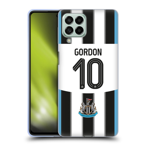 Newcastle United Football Club 2025/26 Players Home Kit Anthony Gordon Soft Gel Case for Samsung Galaxy M53 (2022)