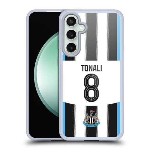 Newcastle United Football Club 2025/26 Players Home Kit Sandro Tonali Soft Gel Case for Samsung Galaxy S23 FE 5G