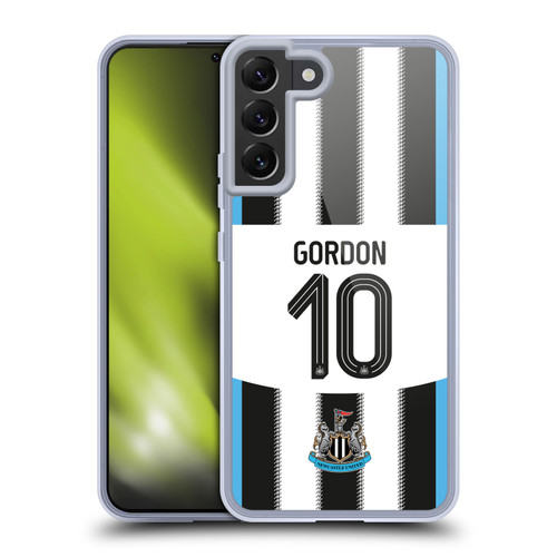 Newcastle United Football Club 2025/26 Players Home Kit Anthony Gordon Soft Gel Case for Samsung Galaxy S22+ 5G