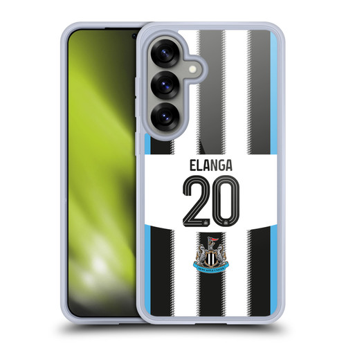 Newcastle United Football Club 2025/26 Players Home Kit Anthony Elanga Soft Gel Case for Samsung Galaxy S25