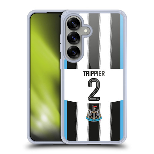 Newcastle United Football Club 2025/26 Players Home Kit Kieran Trippier Soft Gel Case for Samsung Galaxy S25