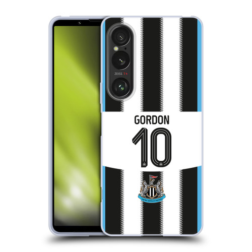 Newcastle United Football Club 2025/26 Players Home Kit Anthony Gordon Soft Gel Case for Sony Xperia 1 VI 5G