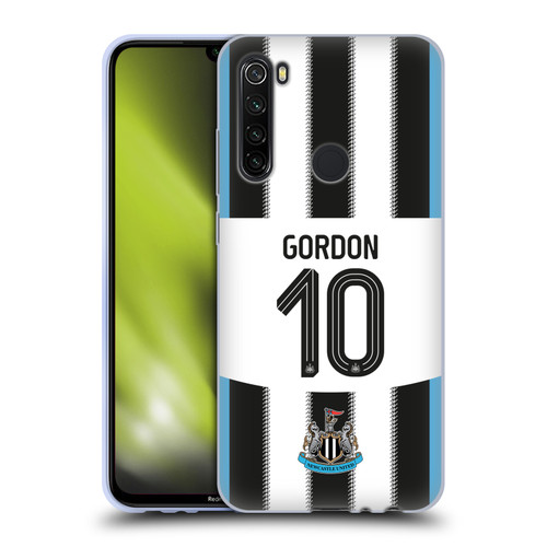 Newcastle United Football Club 2025/26 Players Home Kit Anthony Gordon Soft Gel Case for Xiaomi Redmi Note 8T