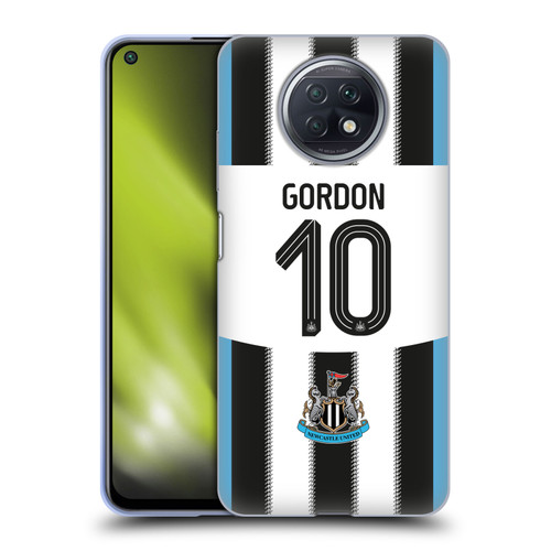Newcastle United Football Club 2025/26 Players Home Kit Anthony Gordon Soft Gel Case for Xiaomi Redmi Note 9T 5G