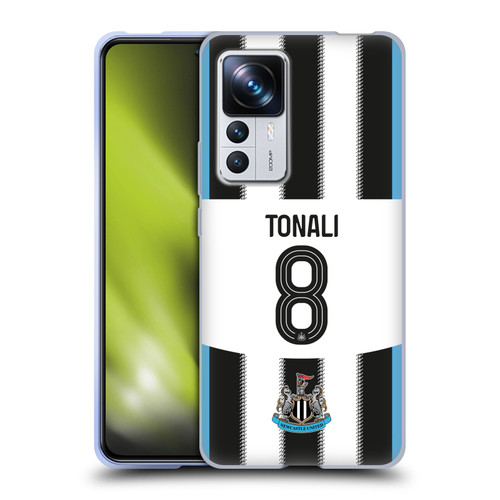 Newcastle United Football Club 2025/26 Players Home Kit Sandro Tonali Soft Gel Case for Xiaomi 12T Pro