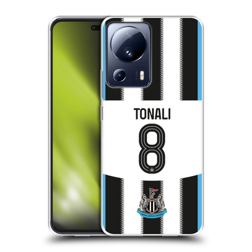 Newcastle United Football Club 2025/26 Players Home Kit Sandro Tonali Soft Gel Case for Xiaomi 13 Lite 5G