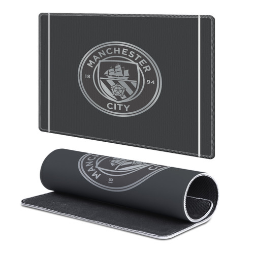 Manchester City Man City FC 2025/26 Badge Kit Away Gaming Office Desk PC Keyboard Mouse Mat Pad - S