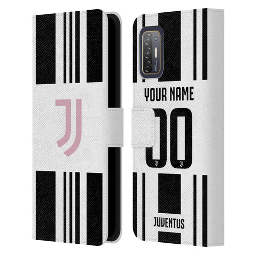 Custom Customised Personalised Juventus Football Club 2025/26 Kit Home Leather Book Wallet Case Cover For HTC Desire 21 Pro 5G