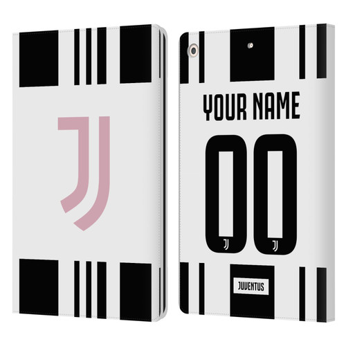 Custom Customised Personalised Juventus Football Club 2025/26 Kit Home Leather Book Wallet Case Cover For Apple iPad 10.2 2019/2020/2021
