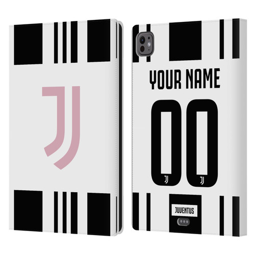 Custom Customised Personalised Juventus Football Club 2025/26 Kit Home Leather Book Wallet Case Cover For Apple iPad Pro 11 M4 2024