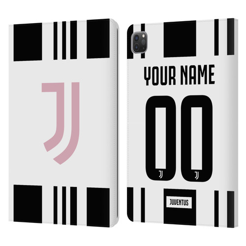 Custom Customised Personalised Juventus Football Club 2025/26 Kit Home Leather Book Wallet Case Cover For Apple iPad Pro 11 2020 / 2021 / 2022