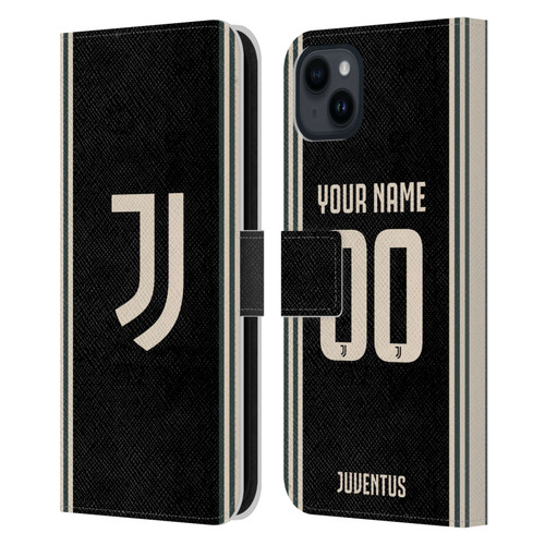 Custom Customised Personalised Juventus Football Club 2025/26 Kit Third Leather Book Wallet Case Cover For Apple iPhone 15 Plus Custom Customised Personalised Juventus Football Club 2025/26 Kit Third Leather Book Wallet Case Cover For Apple iPhone 15 Plus