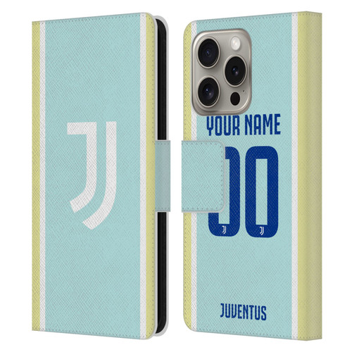 Custom Customised Personalised Juventus Football Club 2025/26 Kit Away Leather Book Wallet Case Cover For Apple iPhone 16 Pro Custom Customised Personalised Juventus Football Club 2025/26 Kit Away Leather Book Wallet Case Cover For Apple iPhone 16 Pro