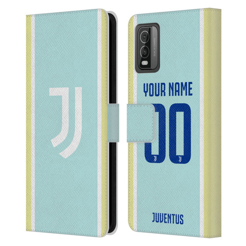 Custom Customised Personalised Juventus Football Club 2025/26 Kit Away Leather Book Wallet Case Cover For Nokia C210
