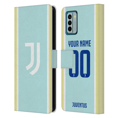 Custom Customised Personalised Juventus Football Club 2025/26 Kit Away Leather Book Wallet Case Cover For Nokia G42