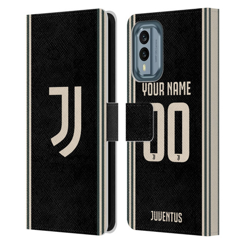 Custom Customised Personalised Juventus Football Club 2025/26 Kit Third Leather Book Wallet Case Cover For Nokia X30