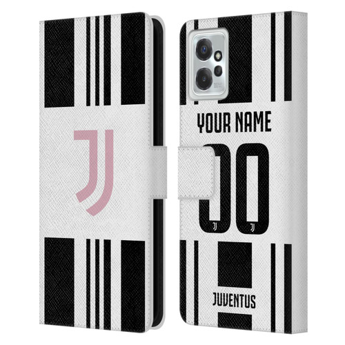 Custom Customised Personalised Juventus Football Club 2025/26 Kit Home Leather Book Wallet Case Cover For Motorola Moto G Power (2023)