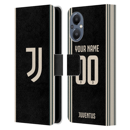 Custom Customised Personalised Juventus Football Club 2025/26 Kit Third Leather Book Wallet Case Cover For OnePlus Nord N20 5G