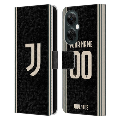 Custom Customised Personalised Juventus Football Club 2025/26 Kit Third Leather Book Wallet Case Cover For OnePlus Nord N30