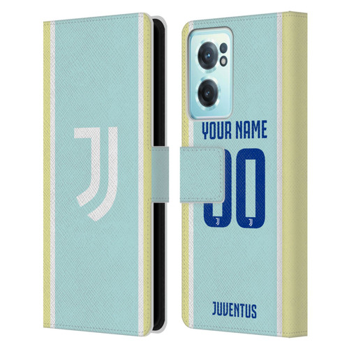 Custom Customised Personalised Juventus Football Club 2025/26 Kit Away Leather Book Wallet Case Cover For OnePlus Nord CE 2 5G