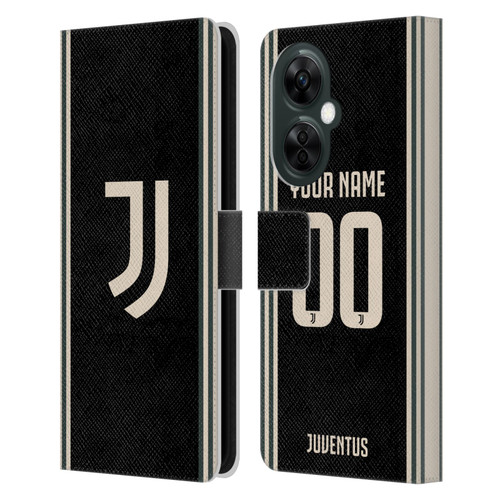 Custom Customised Personalised Juventus Football Club 2025/26 Kit Third Leather Book Wallet Case Cover For OnePlus Nord CE 3 Lite 5G