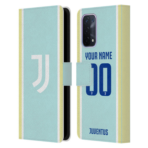 Custom Customised Personalised Juventus Football Club 2025/26 Kit Away Leather Book Wallet Case Cover For OPPO A54 5G